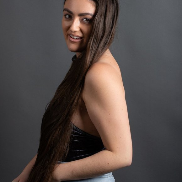 Charcoal Velvet Bodysuit by Forever 21 - Picture 11 of 11